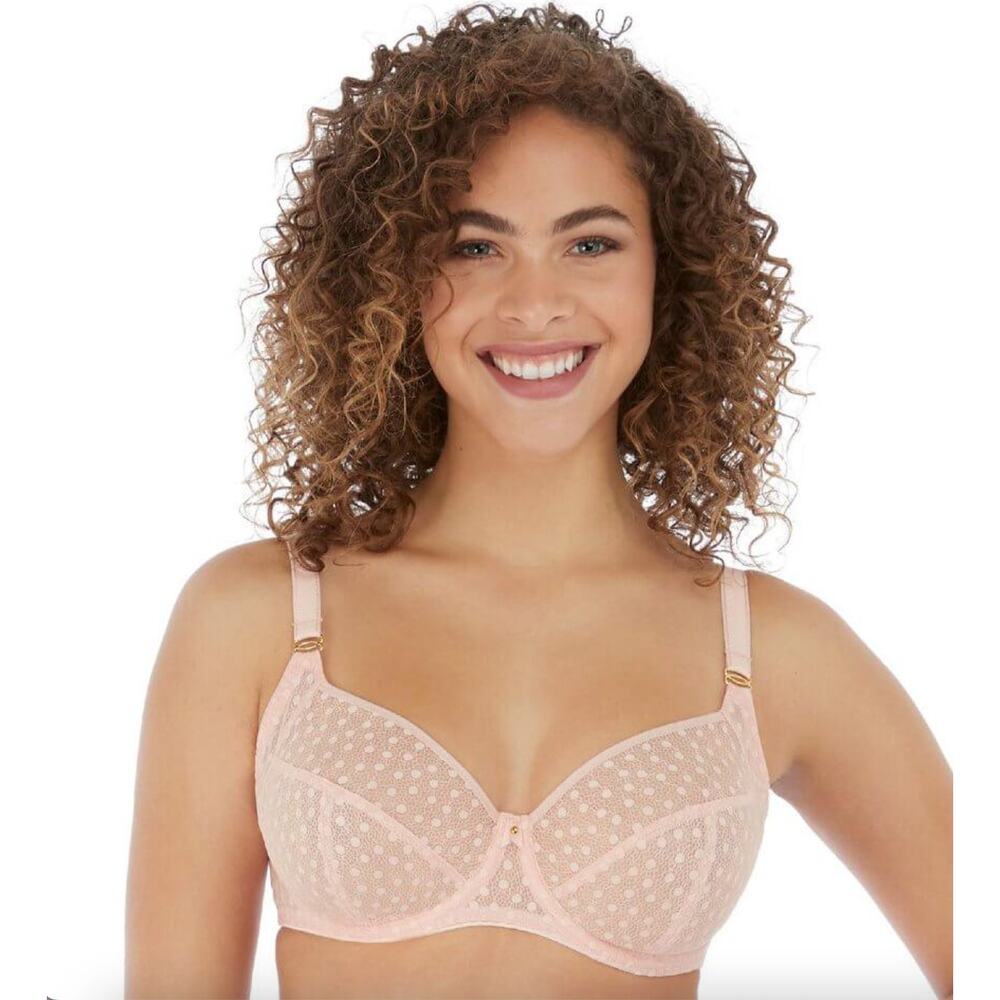Freya Starlight Underwired Side Support Bra Rosewater 34F Lace